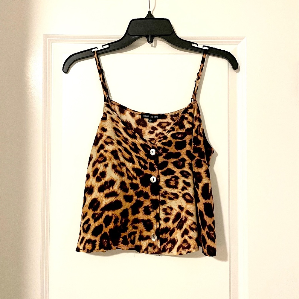 Heart Hips Small Women’s Leopard Tank